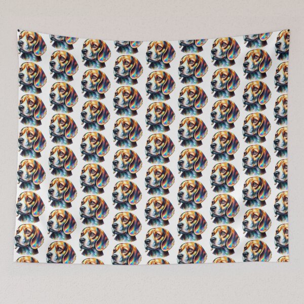 Item preview, Beagle head detail drawing - gloss look designed and sold by AD-Digital-Art.