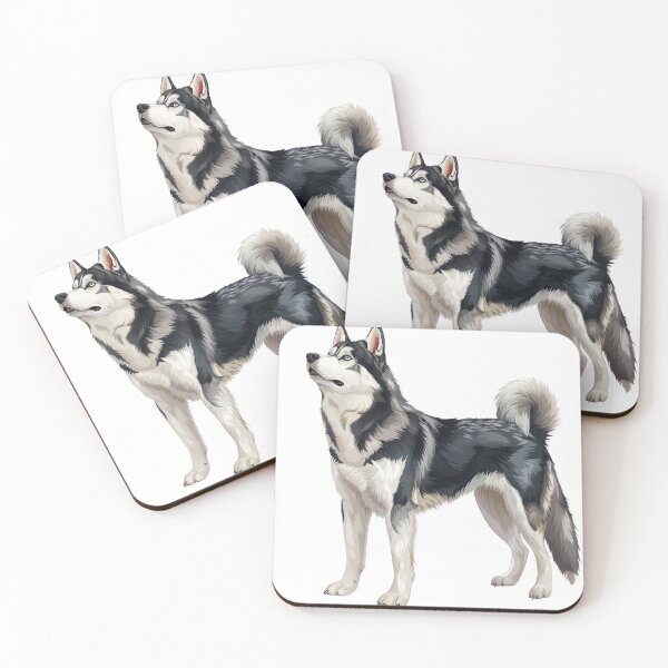Item preview, Siberian Husky in Stance of Alertness designed and sold by NatureSyllabus.