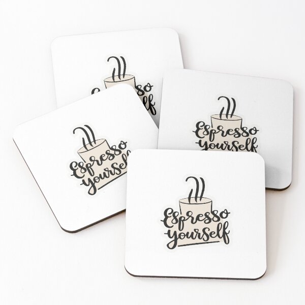 Item preview, Espresso Yourself - Modern Calligraphy Coffee Mug Design designed and sold by NiftyWrx.