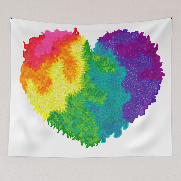 Item preview, Old School Pride Heart designed and sold by LuntaNChaos.