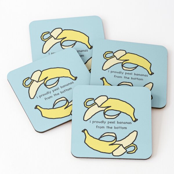 Item preview, i proudly peel bananas from the bottom designed and sold by bah-bubble.
