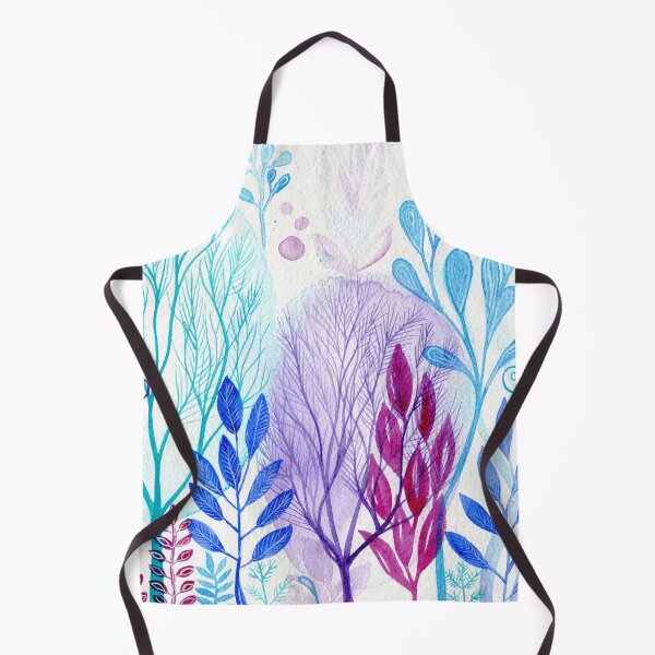 Item preview, Sea Garden 6 - Intuitive abstract watercolour painting of underwater plants designed and sold by klbailey.