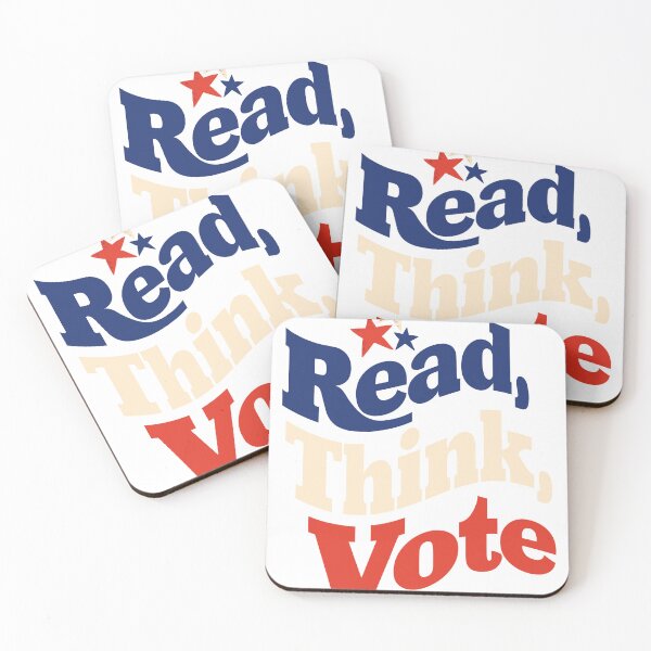 Item preview, Read Think Vote designed and sold by JessArty ⭐⭐⭐⭐⭐.