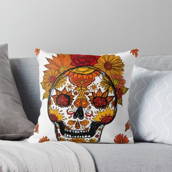 Item preview, Sugar Skull, "Bonita incluso muerta" designed and sold by ItsWhimsyDesign.