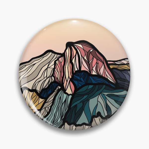 Item preview, Glacier Point Sunset Abstract Drawing designed and sold by crunchycreative.