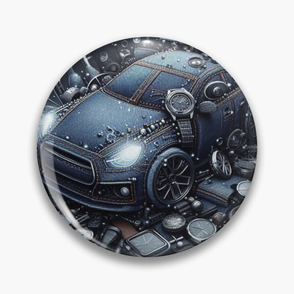 Item preview, Blue Denim Car designed and sold by CreativeBizarre.