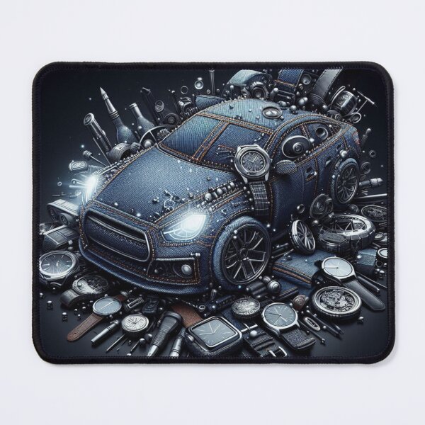 Item preview, Blue Denim Car designed and sold by CreativeBizarre.