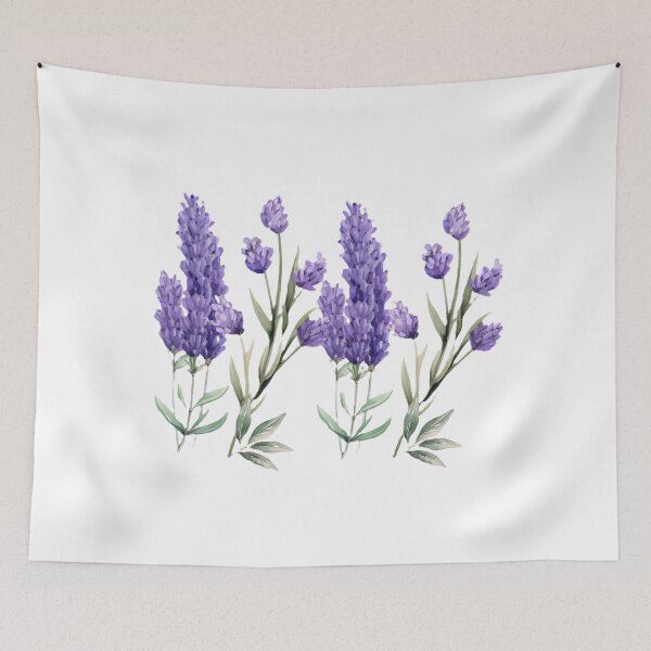 Item preview, French Lavender Watercolour Design designed and sold by MargaretFasDes.