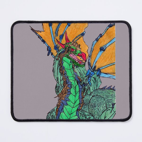 Item preview, Green and Gold Dragon Draco Horribilis designed and sold by kyoukonashida.