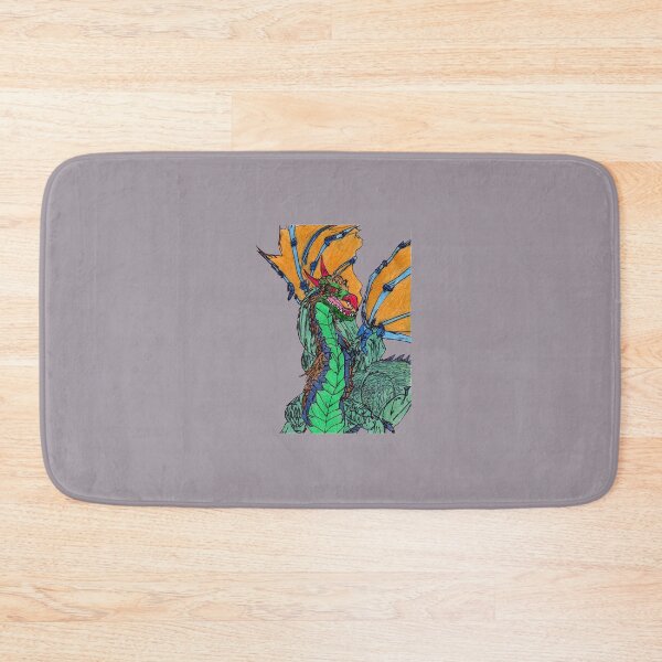 Item preview, Green and Gold Dragon Draco Horribilis designed and sold by kyoukonashida.