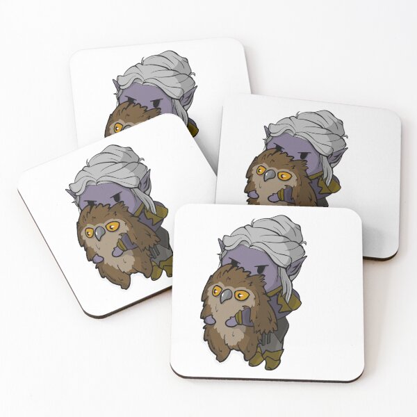 Item preview, Cute Minthara with Owl Bear | Baldurs Gate 3 | BG3 | DND designed and sold by SquirkyShop.