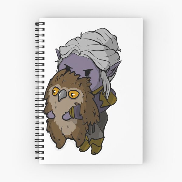 Item preview, Cute Minthara with Owl Bear | Baldurs Gate 3 | BG3 | DND designed and sold by SquirkyShop.