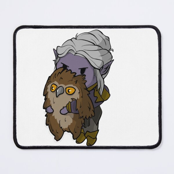 Item preview, Cute Minthara with Owl Bear | Baldurs Gate 3 | BG3 | DND designed and sold by SquirkyShop.