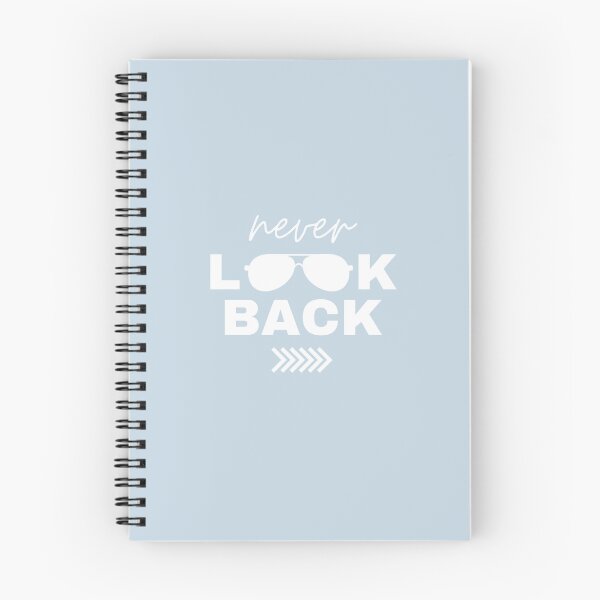 Item preview, Never Look Back | Pastel Blue Background designed and sold by RM-Journey.