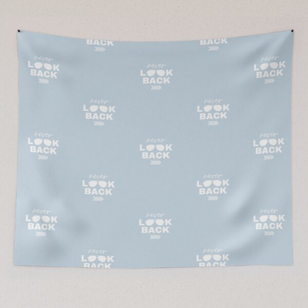 Item preview, Never Look Back | Pastel Blue Background designed and sold by RM-Journey.