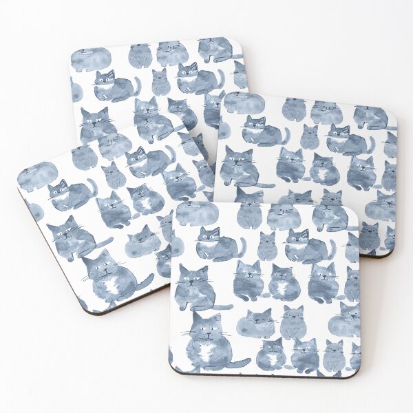 Item preview, Feline Blues part III: A Whimsical Array of Blue Cats designed and sold by Leo-Milani.