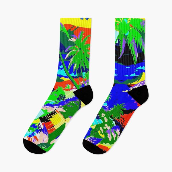 Item preview, Bora Bora Tahiti Abstract Travel and Tourism Advertising Print designed and sold by posterbobs.