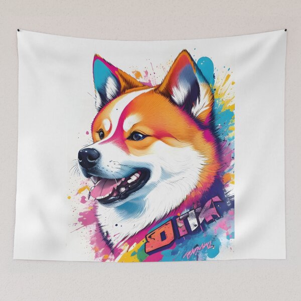 Item preview, Dog vectorart tshirt design printready graffitistyle designed and sold by rodoxyes.