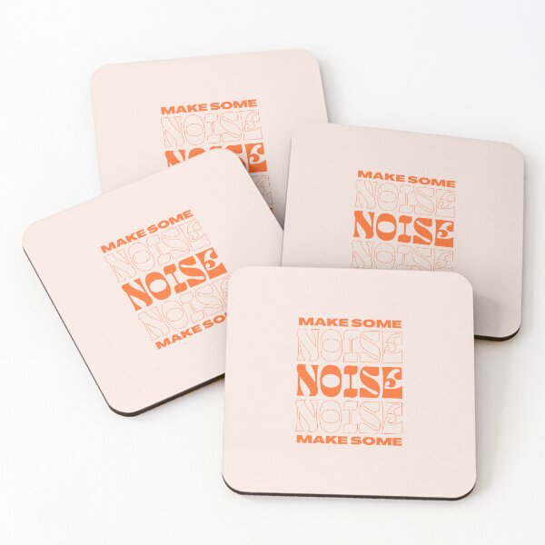 Item preview, Make some noise | Pastel Pink Background designed and sold by RM-Journey.