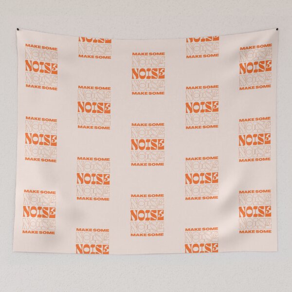 Item preview, Make some noise | Pastel Pink Background designed and sold by RM-Journey.
