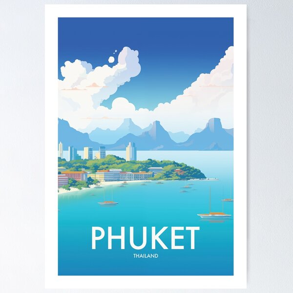 Item preview, PHUKET designed and sold by MarkedArtPrints.