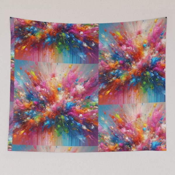 Item preview, Explosion of Vibrant Colors designed and sold by janarspixels.
