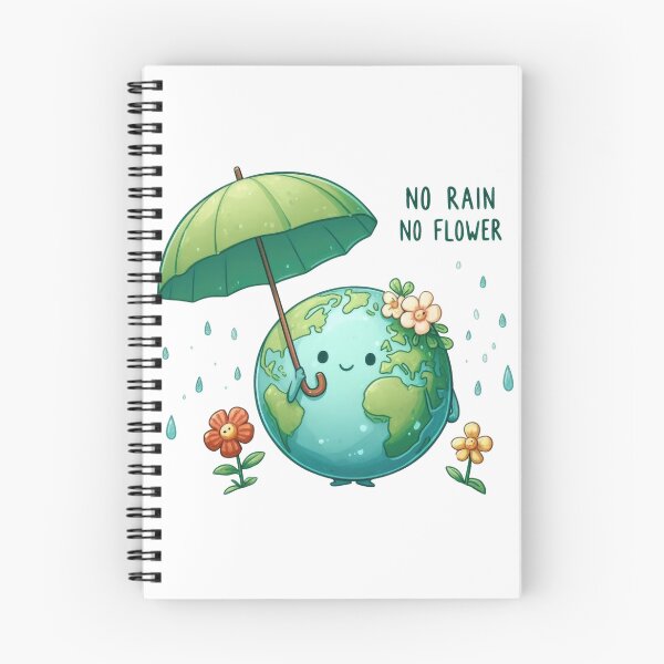 Item preview, No Rain, No Flower T-Shirt designed and sold by proearth2022.