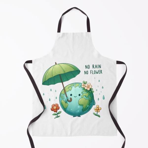 Item preview, No Rain, No Flower T-Shirt designed and sold by proearth2022.