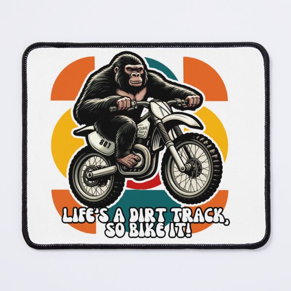Item preview, Life's a dirt track, so bike it designed and sold by DShirtRepublic.