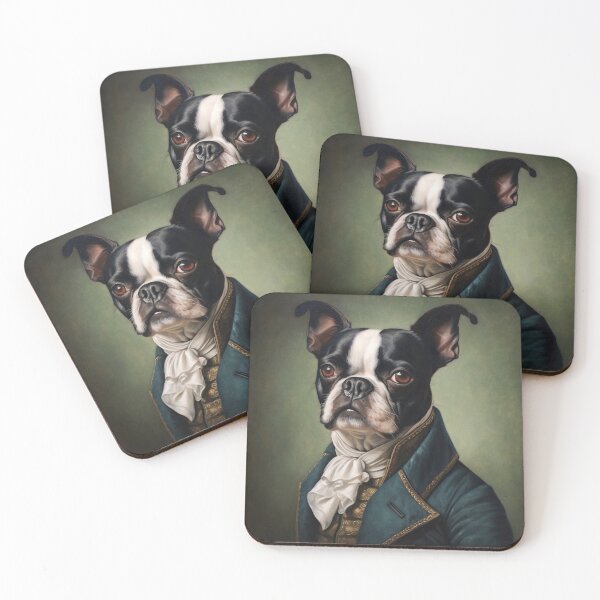 Item preview, Boston Terrier Portrait Art designed and sold by ConfettiSkyArt.