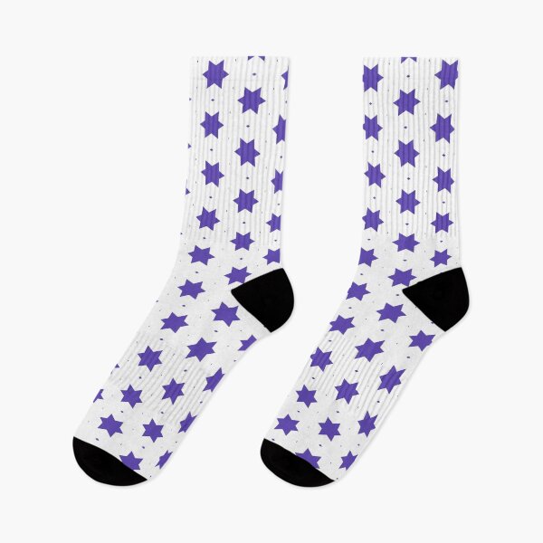Item preview, Purple Merkabah Stars Diamond Spots White Perpetual Outline designed and sold by Alchemy-A-La-G.