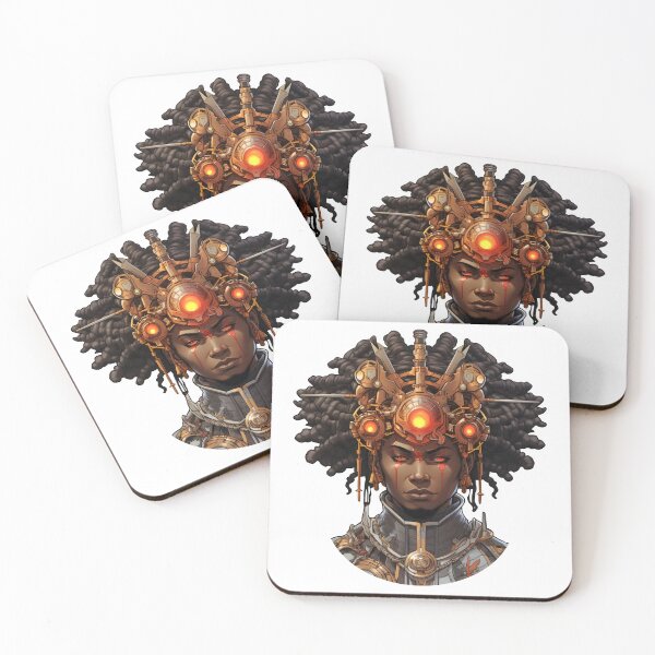 Item preview, Afrofuturism Samurai Warrior designed and sold by SHADOWNB69.