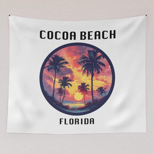 Item preview, Cocoa Beach Florida (with Black Lettering) designed and sold by VelvetRoom.