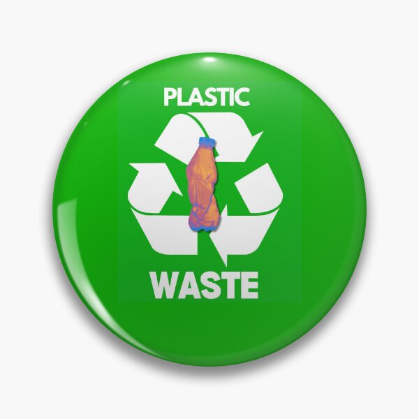 Item preview, Plastic waste bin label designed and sold by Jam3x.