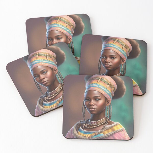 Item preview, Awesome American girl with African origins designed and sold by Runes & Embers .