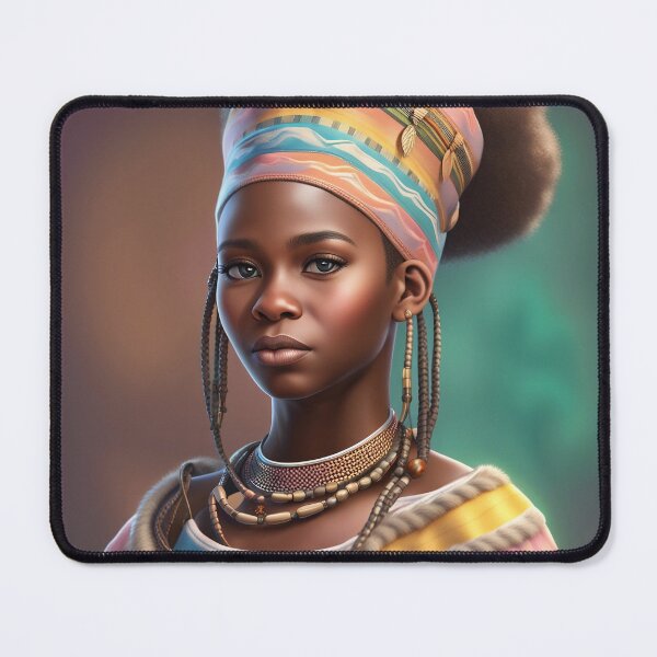 Item preview, Awesome American girl with African origins designed and sold by Runes & Embers .