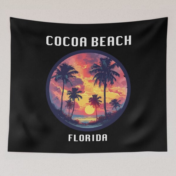 Item preview, Cocoa Beach Florida (with White Lettering) designed and sold by VelvetRoom.