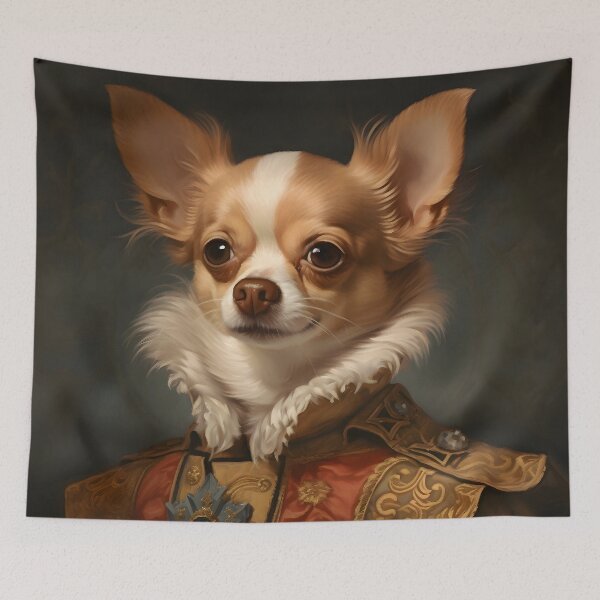 Item preview, Chihuahua Portrait Art designed and sold by ConfettiSkyArt.