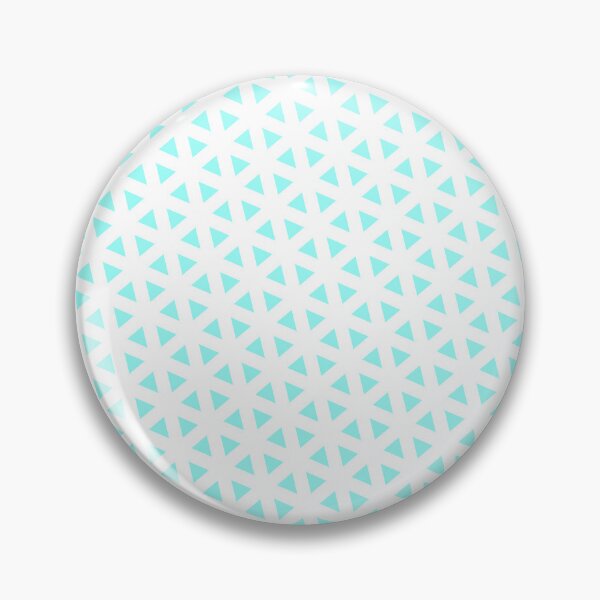 Item preview, Glacier Blue Mirrored Triangles Duplicate White Perpetual Outline designed and sold by Alchemy-A-La-G.