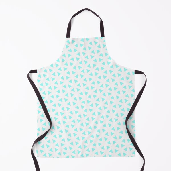 Item preview, Glacier Blue Mirrored Triangles Duplicate White Perpetual Outline designed and sold by Alchemy-A-La-G.
