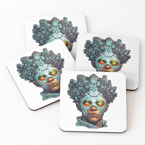 Item preview, Afrofuturism Man   designed and sold by SHADOWNB69.