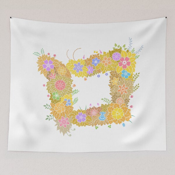 Item preview, Floral Letter "ㅁ" WeArePrettierThanFlowers designed and sold by birthflower.