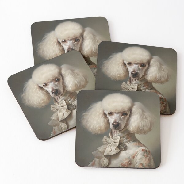 Item preview, Poodle Portrait Art designed and sold by ConfettiSkyArt.