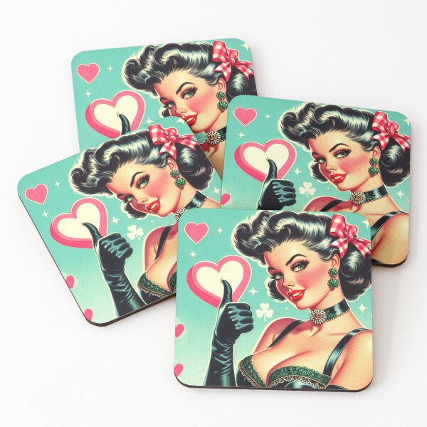 Item preview, Vintage Cute Girl designed and sold by PulpVintage.