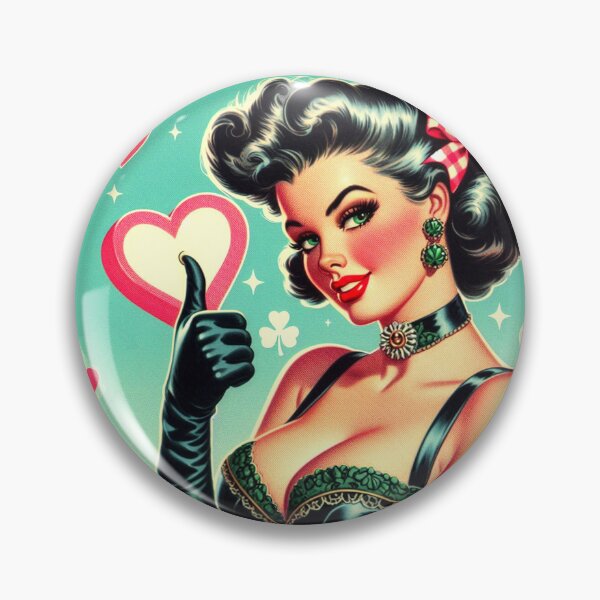 Item preview, Vintage Cute Girl designed and sold by PulpVintage.
