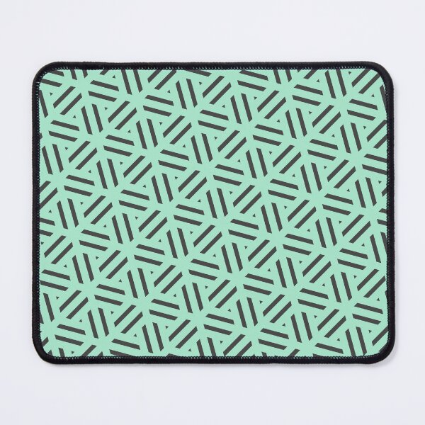 Item preview, Alternating Direction Grey Spiraled Triangles Teal Perpetual Outline designed and sold by Alchemy-A-La-G.