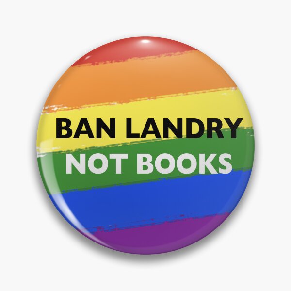 Item preview, BAN LANDRY NOT BOOKS designed and sold by ACME PROPAGANDAWORX.