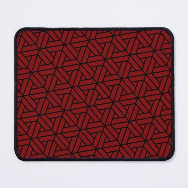 Item preview, Alternating Direction Black Spiraled Triangles Red Universal Canvases designed and sold by Alchemy-A-La-G.