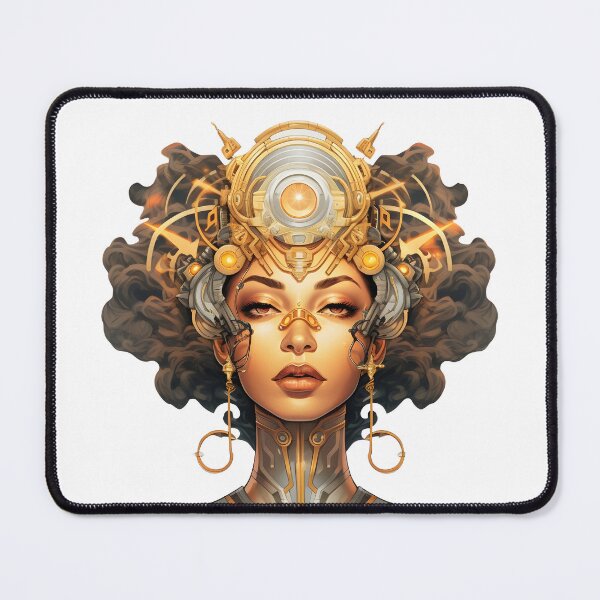 Item preview, Afrofuturism Lady Steampunk designed and sold by SHADOWNB69.