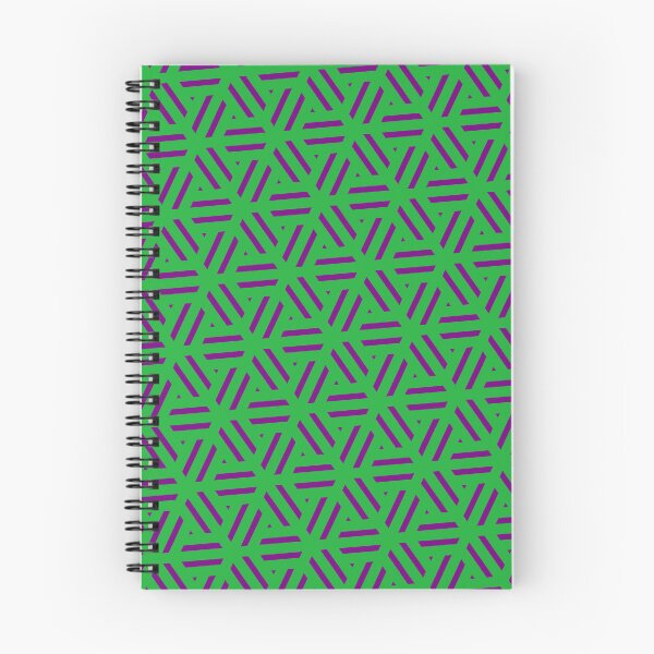 Item preview, Alternating Direction Purple Spiraled Triangles Green Universal Canvases designed and sold by Alchemy-A-La-G.